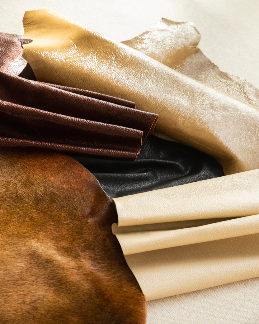 Leather hides and materials
