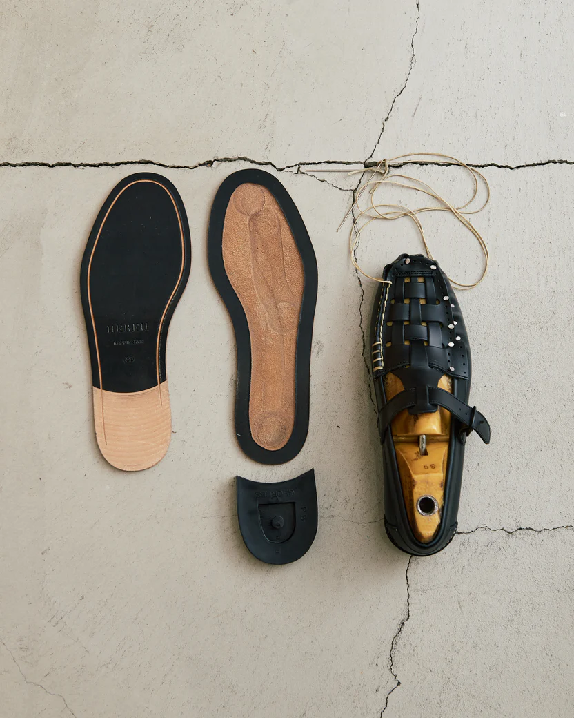 Shoemaking tools and leather components