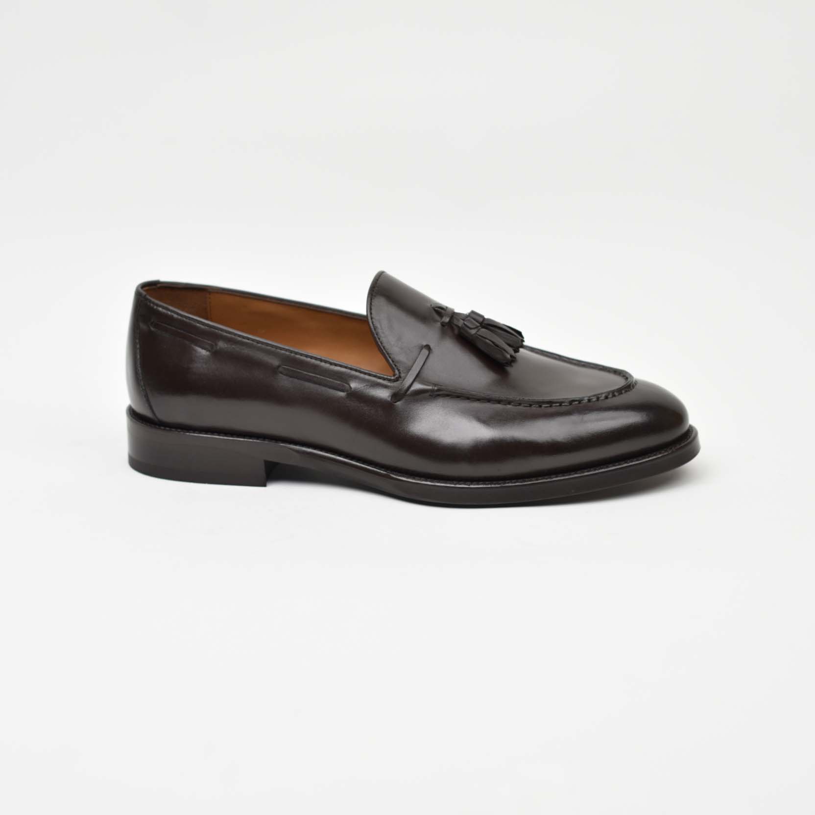 Tassel Loafer – Dark Brown Patina 40-03K