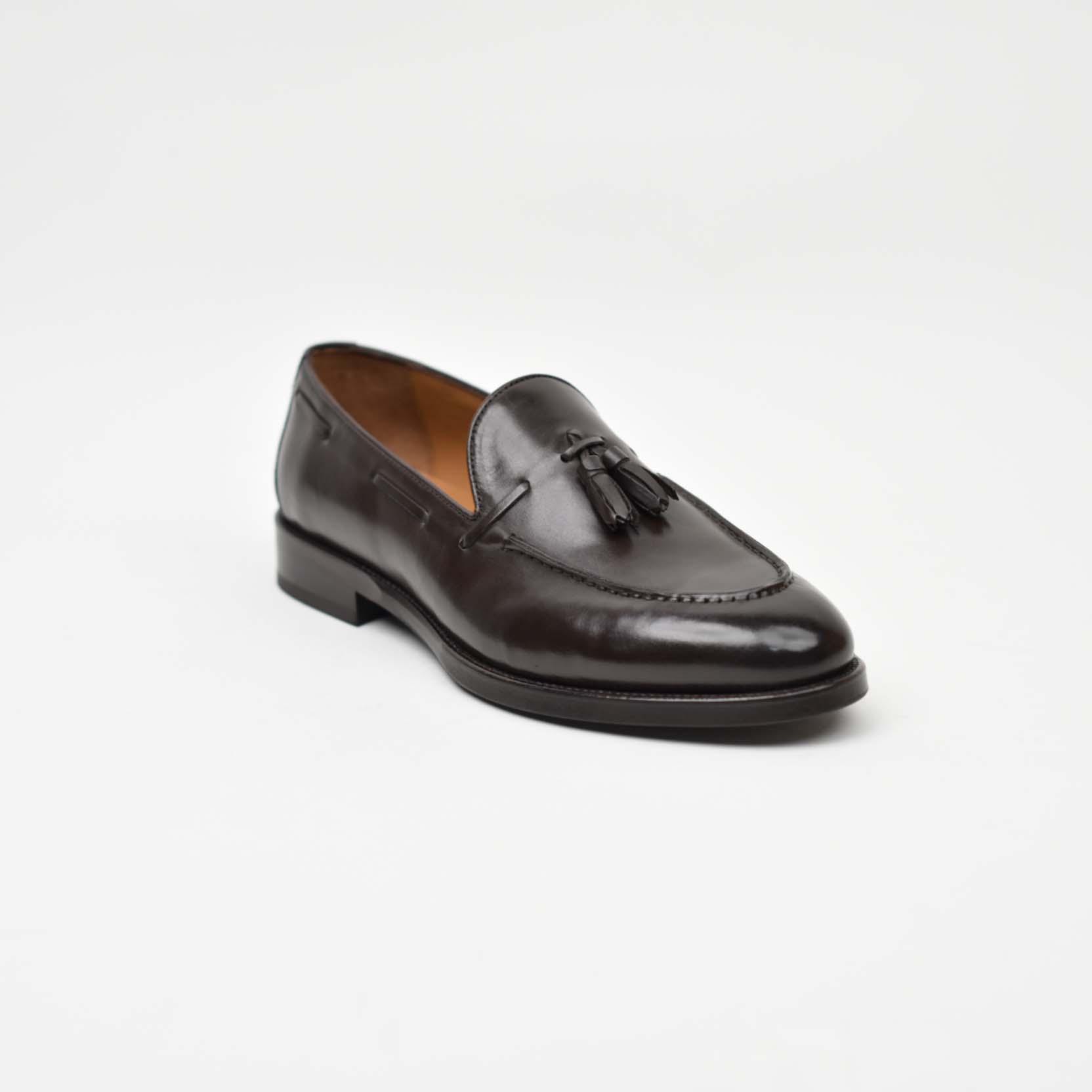 Tassel Loafer – Dark Brown Patina 40-03K