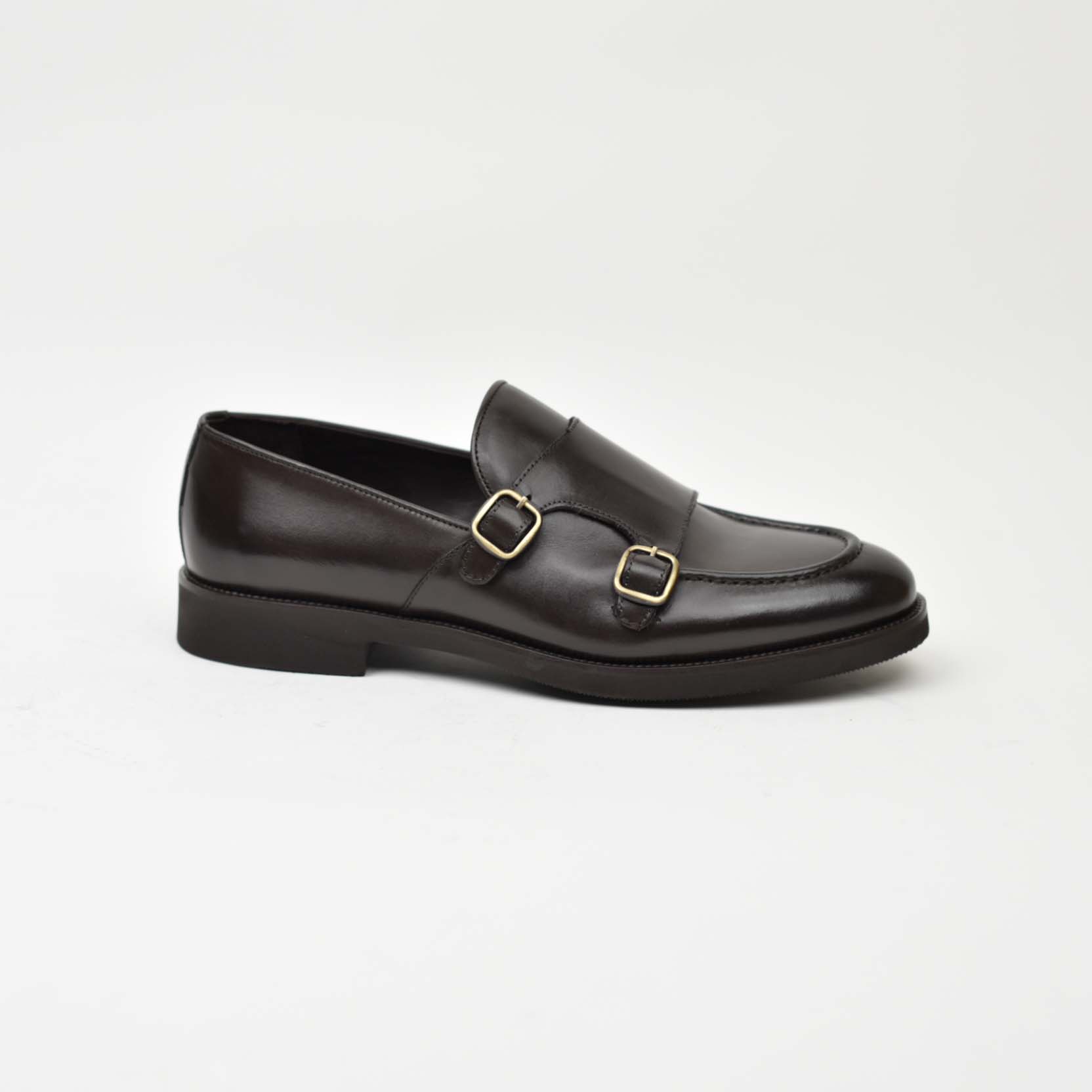 Double Monk Strap-Brown 138-03K