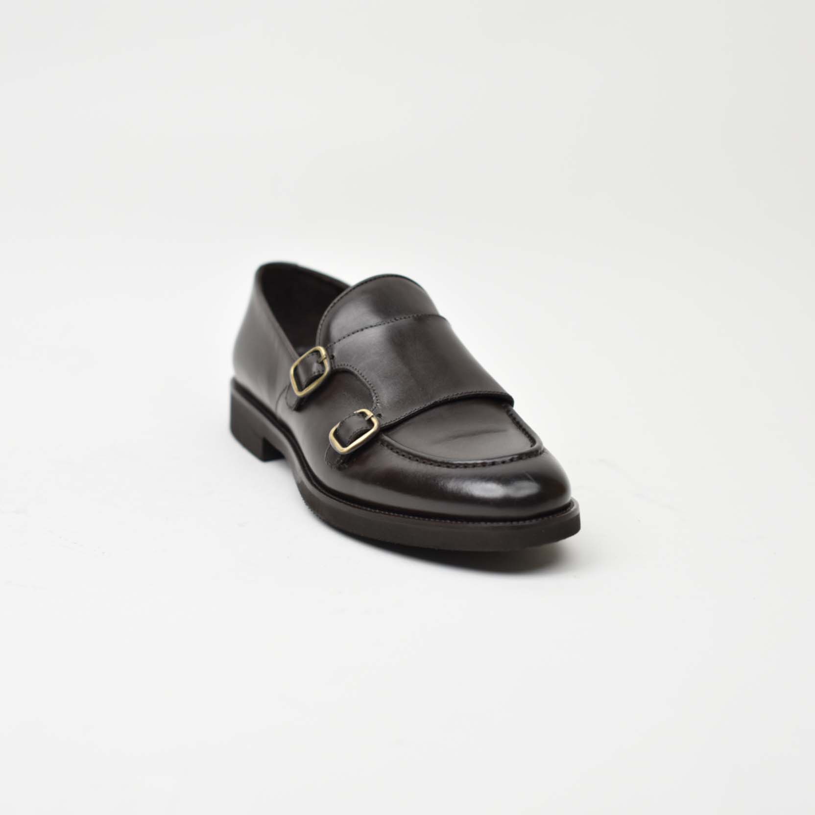Double Monk Strap-Brown 138-03K